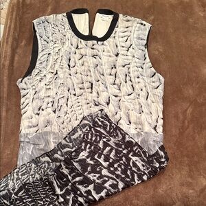 Helmut Lang Monochrome Sleeveless Ensemble